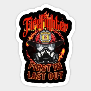 Firefighter Gift Firefighters Sayings Sticker